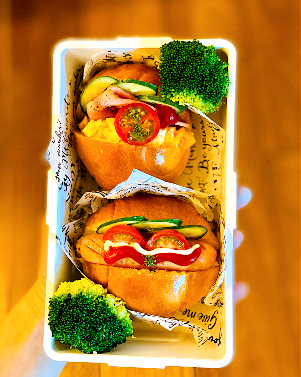 ロールパンで【ホットドック弁当☆★】